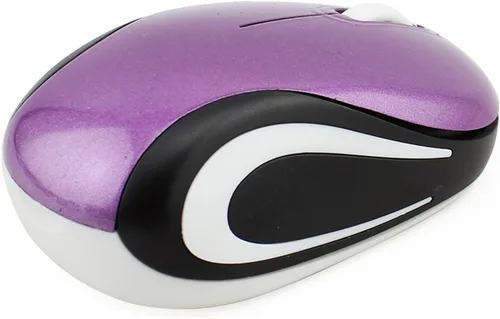 Vista 7 de YOCUNKER Mini mouse inalámbrico ultra portátil, mouse de computadora de 1000 DPI inalámbrico, 2.4 GHz con receptor USB, seguimiento óptico, 3