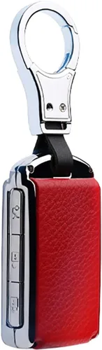 Vista 9 de ontto Funda de piel para llave de metal sin llave, para Volvo XC90 XC70 S60 S80 T5 T6