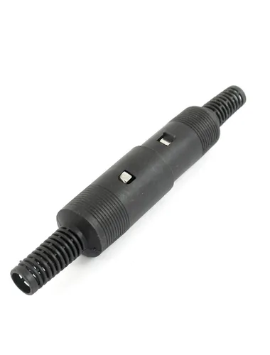 Vista 2 de uxcell a14071000ux0762 Negro DIN 8 pines macho + hembra hembra Cable conector par