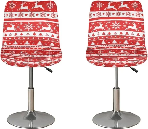 Vista 199 de American Eagle - Juego de 2 fundas para taburetes de bar para sillas de comedor, impermeables, antideslizantes, tamaño universal