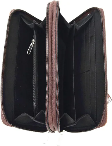 Vista 7 de Camuflaje Estilo Occidental Totes Bolso Floral Tachonado Bolso de Cuero Tooled Bolso de Cuero de las Mujeres del País Bolsa de Hombro Cremallera