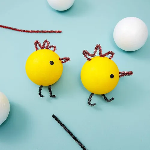 Vista 4 de LOMIMOS 300 bolas de espuma blanca de 1 pulgada, mini bolas blancas para manualidades y proyectos escolares, suministros de fabricación