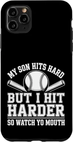 Vista 13 de My Son Hits Hard But I Hit Harder So Watch Yo Mouth - Case for iPhone 16
