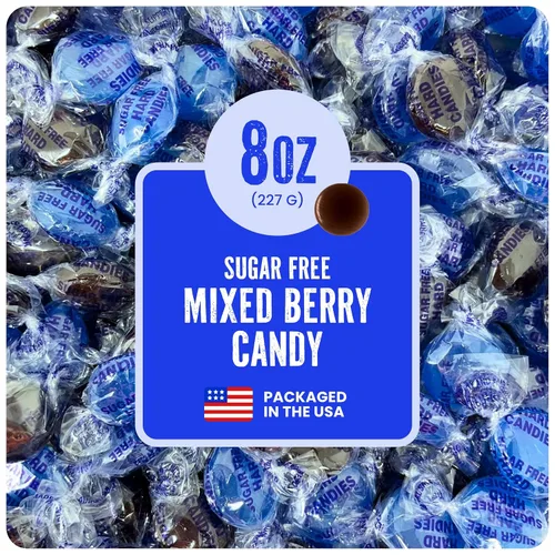 Vista 18 de Cambie Gomitas sin azúcar – 1 libra de caramelos sin azúcar envueltos individualmente, sabores de frutas surtidos, aptas para diabéticos, keto