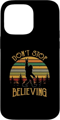 Vista 21 de Don't Stop Believing Bigfoot Rock And Roll Sasquatch Case for iPhone 16