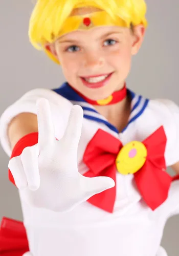 Vista 4 de Disfraz de Sailor Moon para Niñas Multicolor