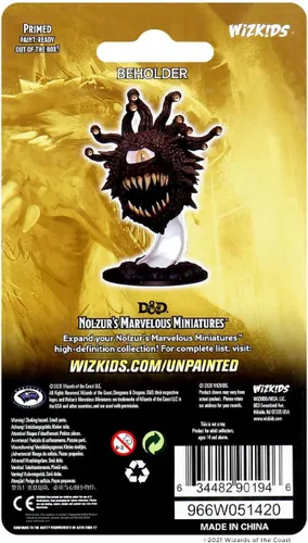 Vista 2 de Maravillosas miniaturas sin pintar de Nolzur de Dungeons & Dragons: "Beholder