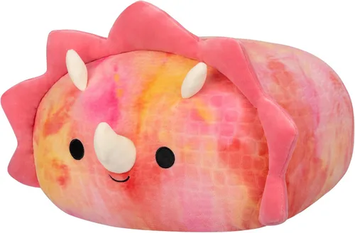Vista 15 de Squishmallows Stackables Original - Mapache Javari de 12 pulgadas en lavanda ultra suave, oficial de Jazwares Marmota Lavanda