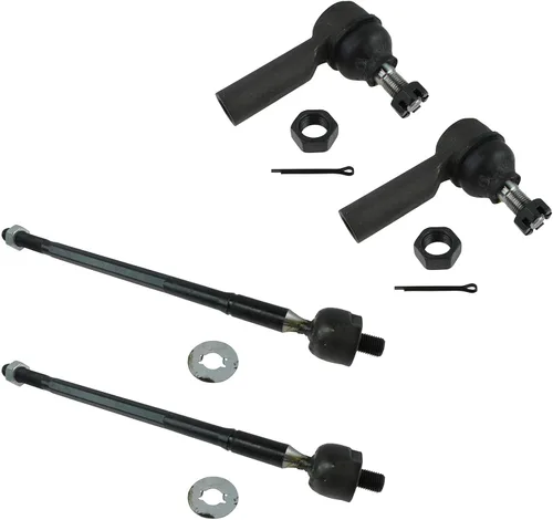 Vista 180 de TRQ Juego de varillas de acoplamiento delanteras interiores y exteriores, 4 piezas, compatible con Kia Soul 2014-2019 15-19 Soul EV