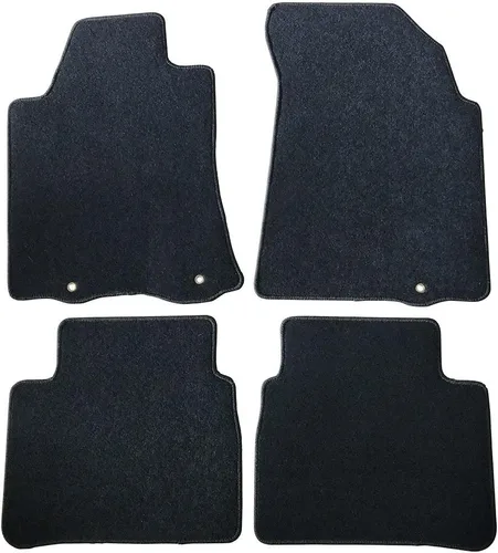 Vista 10 de IKON MOTORSPORTS, Alfombrillas Compatibles con Nissan Altima Sedan 4 Puertas 2013-2018, Revestimiento de Piso de Nylon Beige de Fábrica para Frente