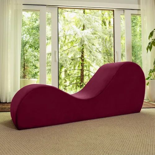 Vista 9 de Avana Elegante tumbona para yoga, fabricada en los Estados Unidos, ideal para estiramiento, relajación, ejercicio y más, 60 pulgadas de profundidad