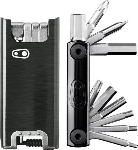 Vista 4 de Crankbrothers Multiherramienta F15, F10+ y F10 - Herramienta de cadena, Torx, herramienta de bicicleta compatible con Hex