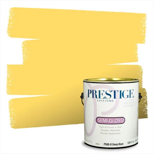 Vista 84 de PRESTIGE Pinturas de pintura exterior e imprimación en uno, 1 galón, plano, combinación comparable de Benjamin Moore* Pila de heno