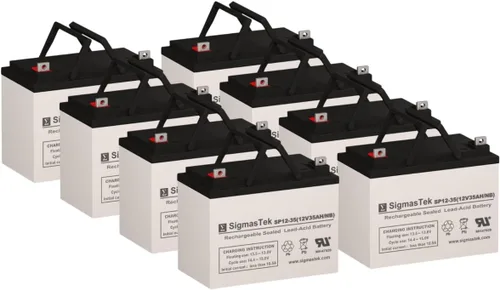 Vista 12 de SigmasTek SP12-35NB, 12V 35AH U1 SLA Batería NB Terminal (1 paquete)