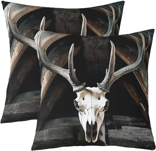 Vista 22 de Feelyou Juego de 2 fundas de almohada de leopardo de 16 x 16 pulgadas, fundas decorativas con estampado de guepardo, decoración del hogar, funda