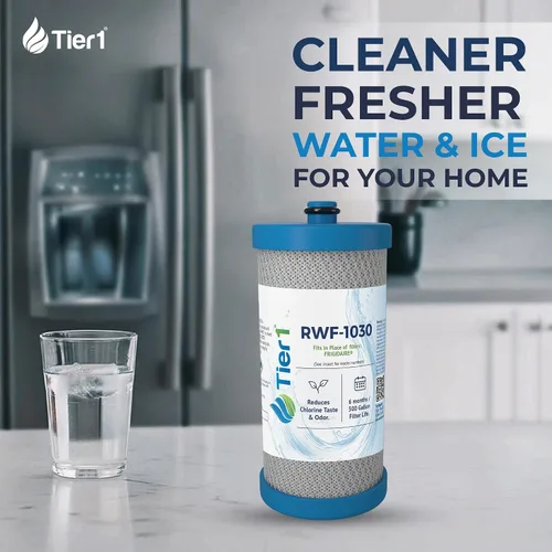 Vista 2 de Tier1 Filtro de agua para refrigerador RWF1030 WF1CB Reemplazo para Kenmore 469906, RG100, WF284, NGRG2000, PS503627, 469910, 9910 El filtro
