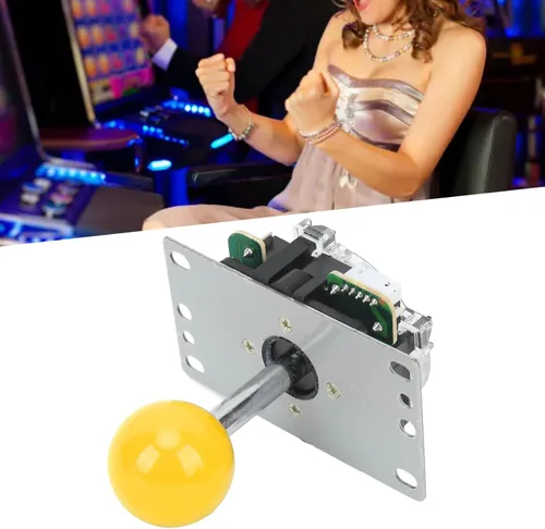 Vista 3 de Diyeeni Kit de control de botón de juego y joystick, joystick arcade con botones a presión, piezas de kit de joystick de arcade, codificador USB a