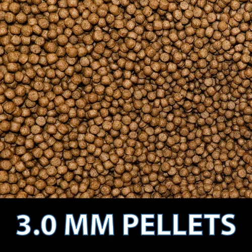 Vista 3 de CrystalClear Alimento de pescado de estanque básico para Koi y Goldfish, bolsa de 2.2 libras Protein packed floating pellets for summer nutrition
