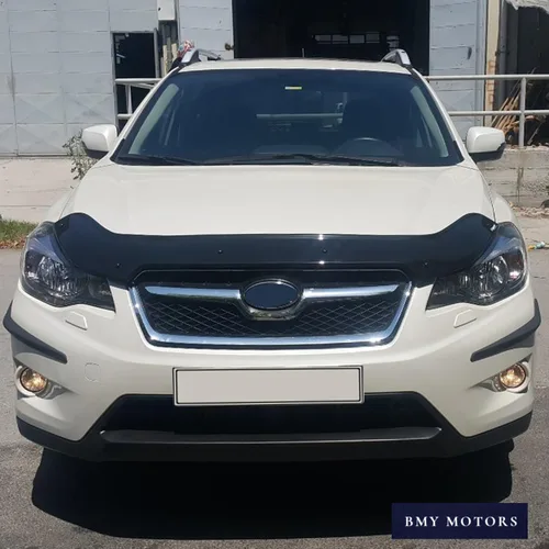 Vista 4 de BMY - Deflector de capó / protector de insectos delantero compatible con Subaru XV 2012-2016 Protector de capó Partículas e insectos Accesorios