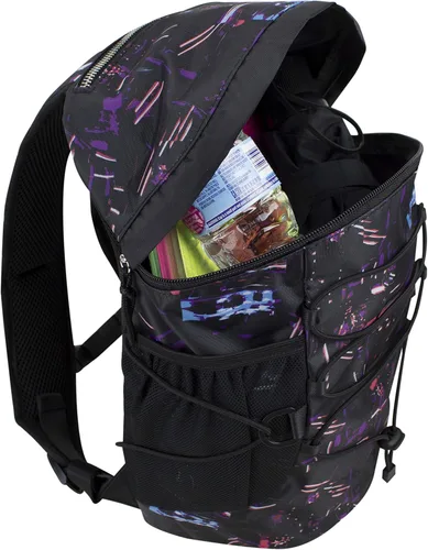 Vista 7 de BODHI Colección Athleisure, Mochila Midi - Estampado Sensorial NegroLigero