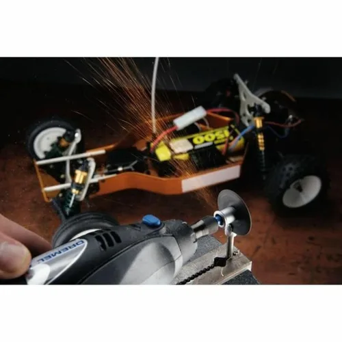 Vista 4 de Dremel 456B EZ SpeedClic Juego de accesorios de ruedas de corte con 12 discos de corte de sierra de metal para multiherramienta rotativa