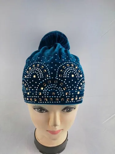 Vista 5 de MSBRIC - Gorros de terciopelo para mujer, color 1933