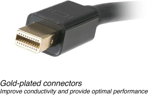 Vista 8 de SIIG Mini DisplayPort a VGA/DVI-D/HDMI 4K 3 en 1 Adaptador Convertidor Thunderbolt 2 Compatible hasta 4Kx2K para MacBook iMac Surface y otros