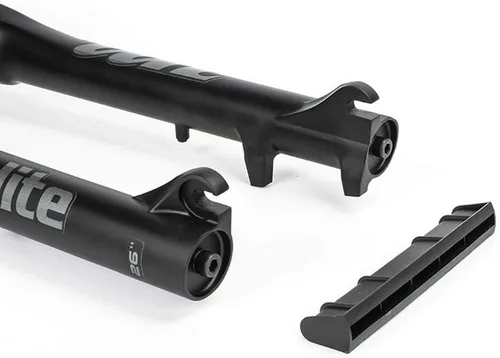Vista 7 de Syvrac Tenedor de aire gordo para bicicleta de 26 pulgadas, tubo de dirección de 1-1/8 pulgadas, tubo de dirección de 5.315 in, tubo