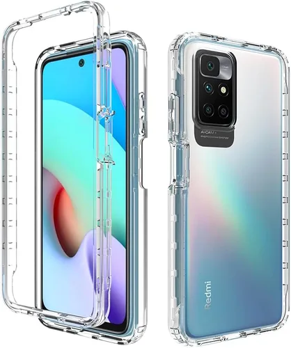 Vista 46 de Pzwoxukhov Funda para Xiaomi Poco M3 M2010J19CG M2010J19CI Caso, alta transparencia, color degradado, funda de absorción de impactos anticaída