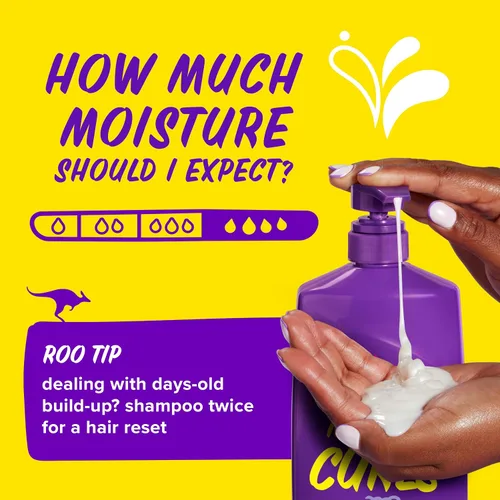 Vista 3 de Aussie Miracle Curls Champú para cabello rizado con aceite de coco, sin parabenos, 26.2 onzas líquidas