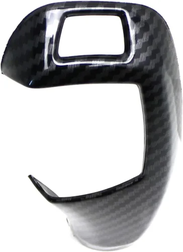 Vista 7 de iJDMTOY Cubierta de Decoración de Palanca de Cambios con Patrón de Fibra de Carbono Negro Brillante Compatible con BMW Fxx Serie 2 3 4 5 7 X3 X4 X5