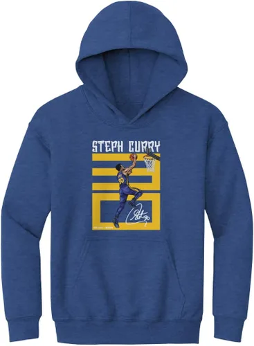 Vista 2 de 500 LEVEL Steph Curry Number Golden State Warriors - Sudadera con capucha para jóvenes