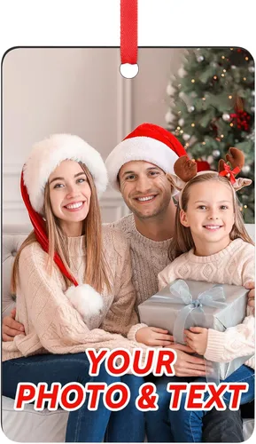 Vista 13 de Adornos con nombre de letra para árbol de Navidad, adornos de Navidad personalizados 2025, adornos de nombre inicial personalizados, decoraciones