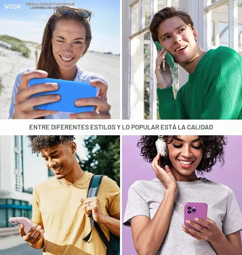 Vista 6 de Vooii Funda compatible con iPhone 15 Pro, silicona líquida Defender mejorada, [protección mejorada de la cámara]