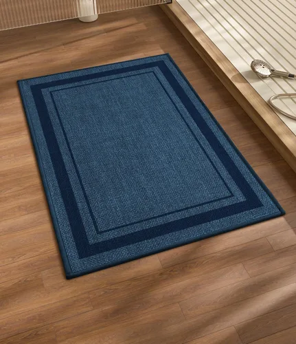 Vista 34 de chakme Juego de 2 alfombras de baño ultrafinas, absorbentes, antideslizantes, lavables a máquina, color beige oscuro, 17 x 24 pulgadas + tapete