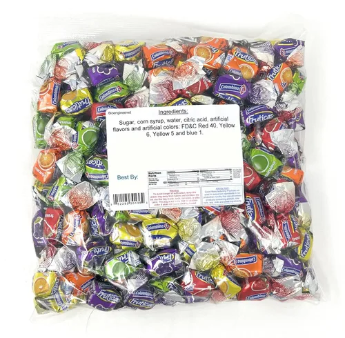 Vista 2 de YANKEETRADERS Surtido de dulces de frutas rellenos de fantasía (paquete de 2 libras)