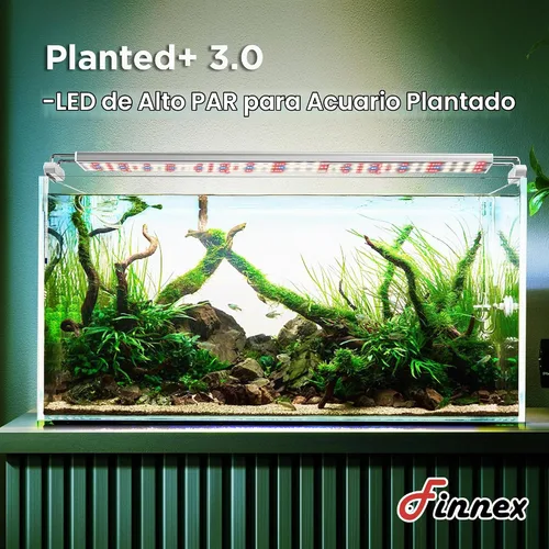 Vista 3 de Finnex Planted+ Luz LED para acuario 24/7, 660 nm rojo vegetal, serie 3.0, 24