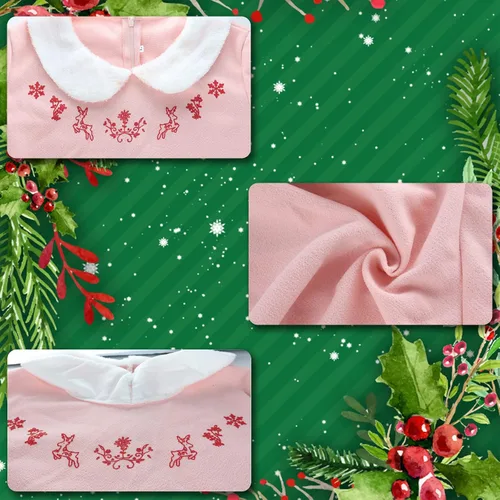Vista 5 de KDFJIEelf Elf Costume for Women, Women Elf Movie Deluxe Jovi the Elf Dress Adult, Christmas Elf Costume