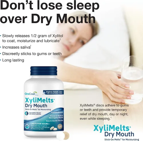 Vista 3 de OraCoat Paquete XyliMelts ligeramente dulce 100 unidades y canela 40