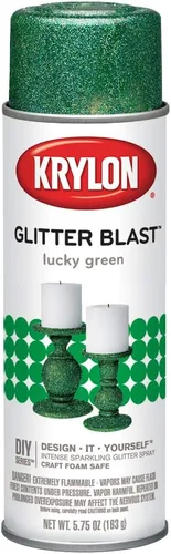 Vista 8 de Krylon K03806A00 Glitter Blast Pintura en aerosol con diamantina para proyectos de manualidades, Rojo Bomba de Cereza, 5.75 oz
