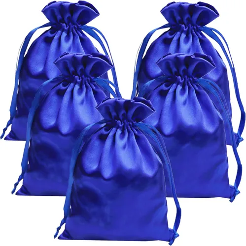 Vista 9 de 35 Piezas Bolsas de Regalo de Satén Beige de 5 x 7 Pulgadas - Bolsas de Baby Shower - Bolsas de Favores de Boda - Bolsa de Tela con Cordón - Bolsas