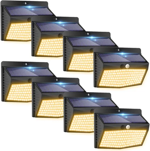 Vista 16 de Peasur 1 paquete de luces solares con sensor de movimiento para exteriores