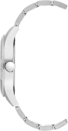 Vista 2 de Armitron Reloj de pulsera con esfera con función de díafecha para hombre, 205404, PlataAzul Marino, Japonés