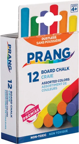 Vista 2 de Prang Tiza para tablero, colores surtidos, 12