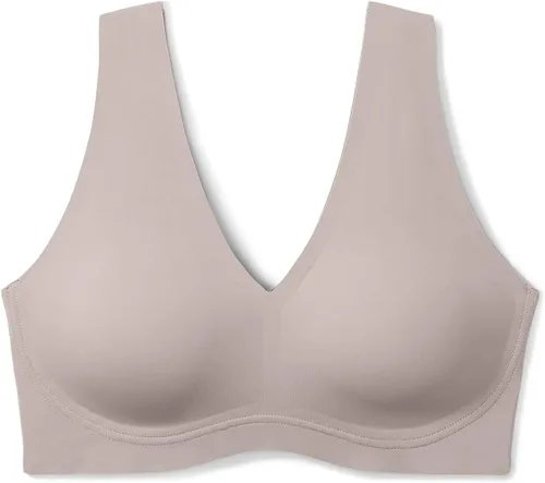 Vista 5 de True & Co Brasier con cuello en V para mujer, Rosado