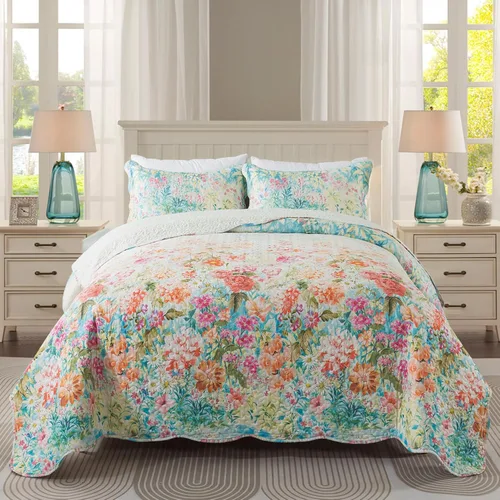 Vista 51 de Travan Juegos de Edredón de 2 Piezas Twin con Sham, Ropa de Cama de Gran Tamaño, Colcha Reversible, Juego de Cubrecama Suave, Tamaño Twin