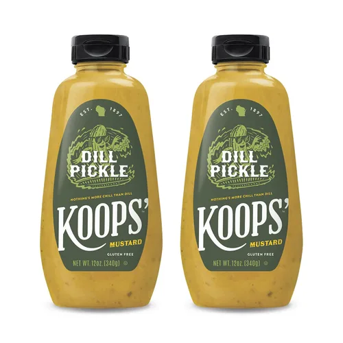 Vista 36 de Koops' Mostaza Arizona Heat - Mostaza dulce y picante, sin gluten, kosher, fabricada en Estados Unidos, a partir de semillas de mostaza de calidad