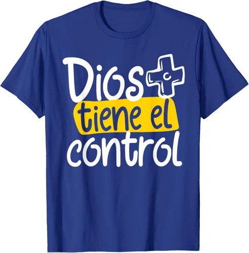 Vista 20 de Regalo Cristiano En Español Christian Spanish Dios Tiene Con Camiseta, Negro
