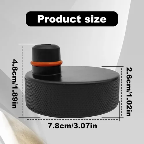 Vista 2 de Compatible con accesorios Mustang Mach-E 2023 2022 2021, para almohadillas de elevación Mach E, juego de 4 soportes de gato de piso, juego