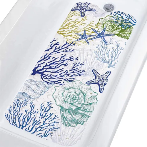 Vista 10 de Topotdor Alfombra de Baño para Bebé para Bañera para Niños, 40 X 16 Pulgadas Extra Larga Alfombra de Bañera para Niños Pequeños Antideslizante